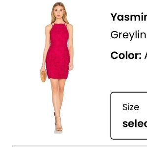 greylin Yasmine lace dress in Azalea